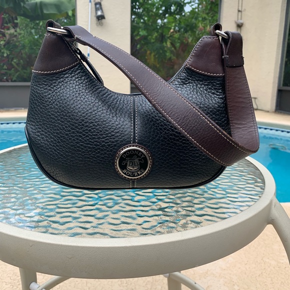 Dooney & Bourke Handbags - Dooney and Bourke black and brown shoulder bag